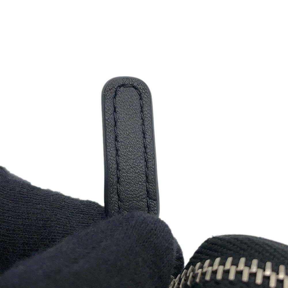 CHANEL Black Lambskin Leather Logo Wallet - Picture 5 of 10